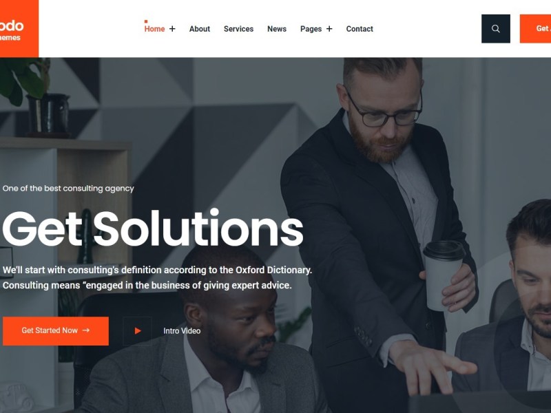 Quomodo, Business Consulting WordPress&nbsp;Theme